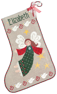 #110 Angel Stocking from Lizzie Kate