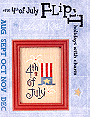 4th of July -- counted cross stitch from Lizzie Kate