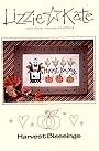 Harvest Blessings -- counted cross stitch from Lizzie Kate