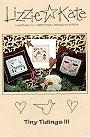 Tiny Tidings 3 -- counted cross stitch from Lizzie Kate