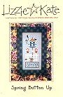 Spring Button Up -- counted cross stitch from Lizzie Kate