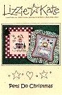 Pets Do Christmas -- counted cross stitch from Lizzie Kate