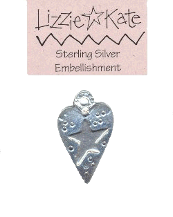 M105 Sterling Silver Heart Charm