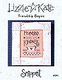 Friendship Begins -- counted cross stitch from Lizzie Kate