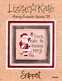 Merry Friends � Santa �03 -- counted cross stitch from Lizzie Kate