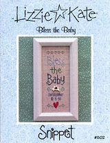 Bless The Baby -- counted cross stitch from Lizzie Kate