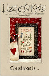 Christmas Is... counted cross stitch from Lizzie Kate