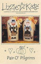 #120 Pair O' Pilgrims -- counted cross stitch from Lizzie Kate