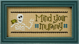 F107 Mind Your Mummy/Sit for a Spell Halloween Rules Double Flip model from Lizzie Kate