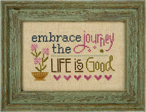 F154 Embrace the Journey - 3 Little Words Flip-its model from Lizzie Kate