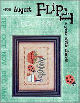 August Flip-It -- counted cross stitch from Lizzie Kate