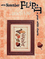 November Flip-It -- counted cross stitch from Lizzie Kate
