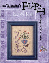 Valentine's Flip-It -- counted cross stitch from Lizzie Kate