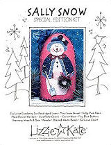 Sally Snow -- counted cross stitch from Lizzie Kate