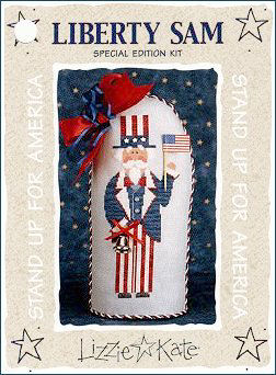 Liberty Sam -- counted cross stitch from Lizzie Kate