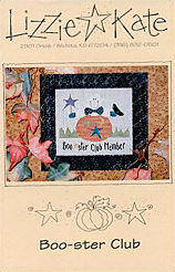 Boo-ster Club -- counted cross stitch from Lizzie Kate