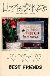 Best Friends -- counted cross stitch from Lizzie Kate