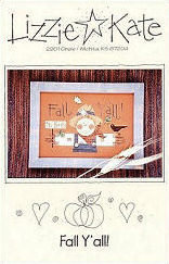Fall Y'all -- counted cross stitch from Lizzie Kate
