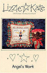 Angel's Work -- counted cross stitch from Lizzie Kate