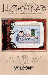 Velcome -- counted cross stitch from Lizzie Kate