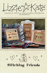 Stitching Friends -- counted cross stitch from Lizzie Kate