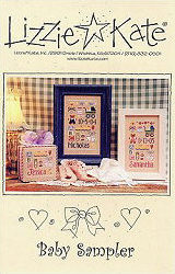 Baby Sampler -- counted cross stitch from Lizzie Kate