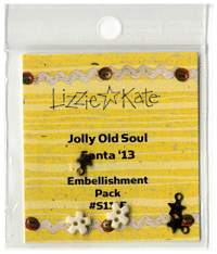S111E Jolly Old Soul Santa 2013 Embellishment Pack