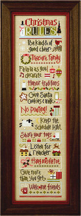 Click for our Christmas Rules Double Flip Border Instructions