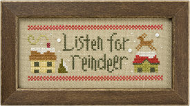 F102 Listen for Reindeer/Hang Mistletoe Christmas Rules Double Flip model from Lizzie Kate
