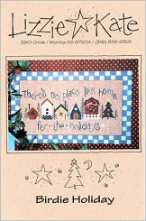 Birdie Holiday -- counted cross stitch from Lizzie Kate