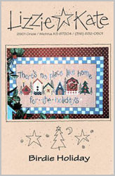 Birdie Holiday -- counted cross stitch from Lizzie Kate