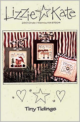 Tiny Tidings -- counted cross stitch from Lizzie Kate