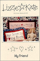 My Friend -- counted cross stitch from Lizzie Kate