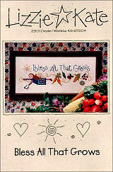 Bless All That Grows -- counted cross stitch from Lizzie Kate