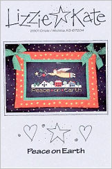 Peace on Earth -- counted cross stitch from Lizzie Kate