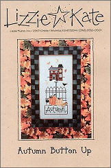 Autumn Button-Up -- counted cross stitch from Lizzie Kate