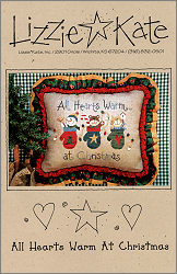 All Hearts Warm At Christmas -- counted cross stitch from Lizzie Kate