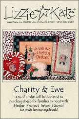 Charity and Ewe -- counted cross stitch from Lizzie Kate