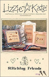 Stitching Friends -- counted cross stitch from Lizzie Kate