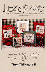 Tiny Tidings VII -- counted cross stitch from Lizzie Kate