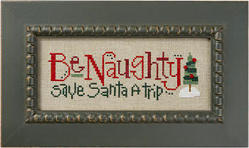 Q07 Be Naughty  Save Santa a Trip Quick-it model from Lizzie Kate