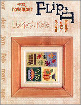 November Blocks Flip-It -- counted cross stitch from Lizzie Kate