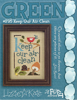F95 Keep Our Air Clean GREEN Flip-It