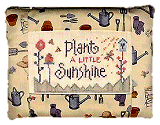 Plant a Little Sunshine Kit -- counted cross stitch from Lizzie Kate