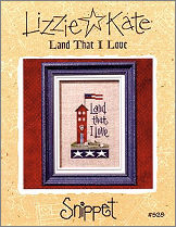 Land That I Love -- counted cross stitch from Lizzie Kate