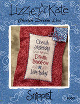 Cherish Dream Live -- counted cross stitch from Lizzie Kate